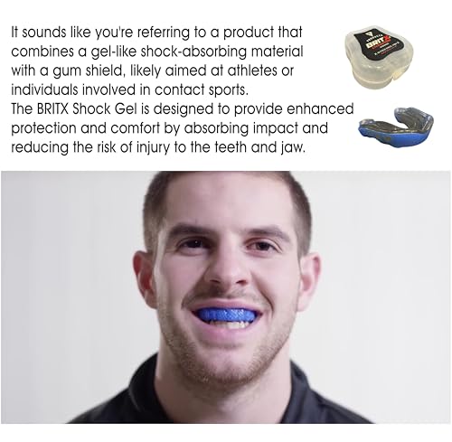 BRITX Boil & Bite Gum Shield/Mouthguard – Moldable Mouth Guard/Gum Shields - CE Approved, Rugby, School Sports, Hockey, Boxing, GAA, Martial Arts, MMA (Black/Blue, One Size Fit to All 7+) - Image 7