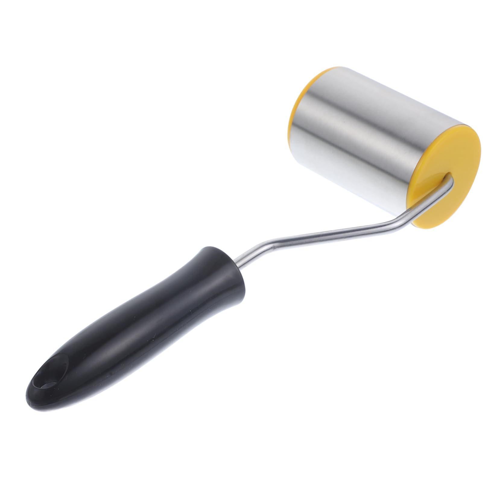 Stainless Steel Rolling Pin for Baking - Non-Stick Dough Roller with Ergonomic Handles, Ideal for Pizza, Cookies, Pastry, and More - Easy to Clean, 8.65 X 2.67 X 1.77 in