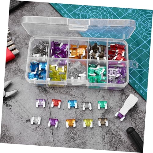 Kit de fusibles automotrices mini MAGICLULU, 120 piezas con estuche de almacenamiento, para RV, bote, camión y camper miniatura 5