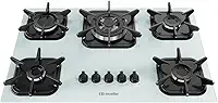 Cooktop 5 Bocas com Queimador Tripla Chama Mueller Branco