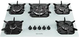 Cooktop 5 Bocas com Queimador Tripla Chama Mueller Branco
