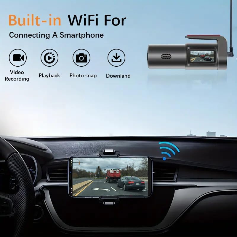 Dash Cam Wi-Fi App Control Interface