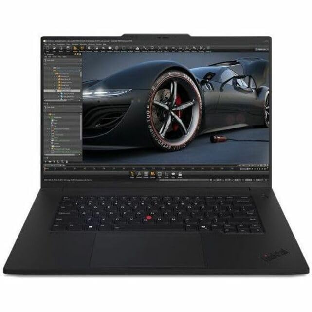 Lenovo ThinkPad P1 Gen 7 21KV000PUS 16' Touchscreen Mobile Workstation - WQUXGA - Intel Core Ultra 7 155H - Intel Evo Platform - 32 GB - 1 TB SSD - English Keyboard - Black