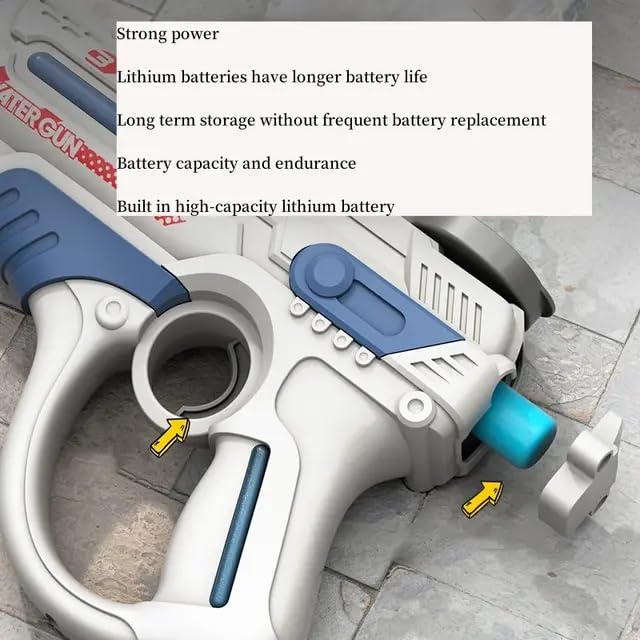 Image of PoPo Toys Holi Stroke Electric Gun | High Pressure | Multicolor | Loved by Every Child (Stroke Electric Gun - Best)