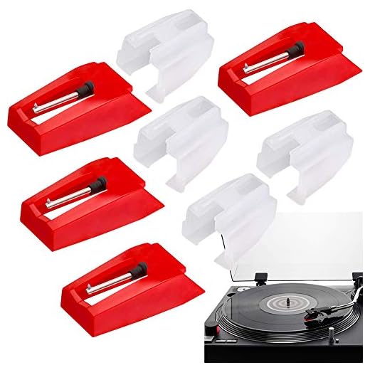 4 st skivspelare nål, diamant stylus ersättning för skivspelare LP-fonograf