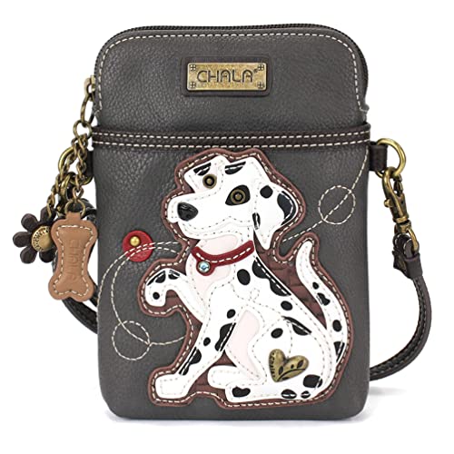 CHALA Cell Phone Crossbody Purse-Women PU Leather/Canvas Multicol...