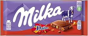 Chocolate Milka Ao Leite Daim 100G