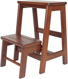 LSN Paso de Heces para Adultos Escalera Plegable, el Hogar de Escaleras para Sillas de Tijera Madera Ligera Herramienta de Jardín Hogar / E2 / E2