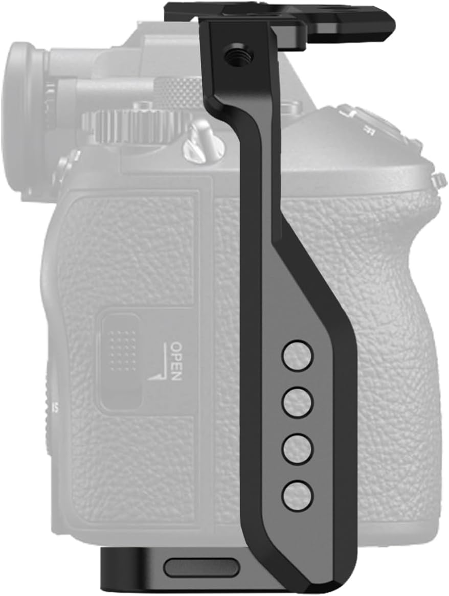 NICEYRIG A1 II / A9 III Camera Cage for Sony Alpha1 II, Alpha9 III, Lightweight Full Cage with NATO Rail Cold Shoe Quick Release Bottom Plate for ARCA-Swiss Style - 582