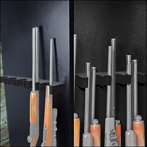 Adoreal 2 Pack Gun Rack for Gun Storage, Gun Safe Accessory for Rifles and Shotguns, Gun Holder in Gun Cabinet, Shotgun Rifle Rest, Foam Material with Magnetic Strip, Gifts for Hunters