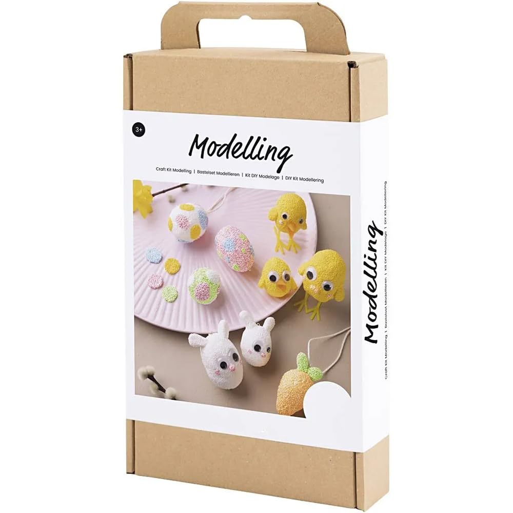 Crafty Capers Easter Modelling | Complete Craft Kit For Kids | Makes 10 Models