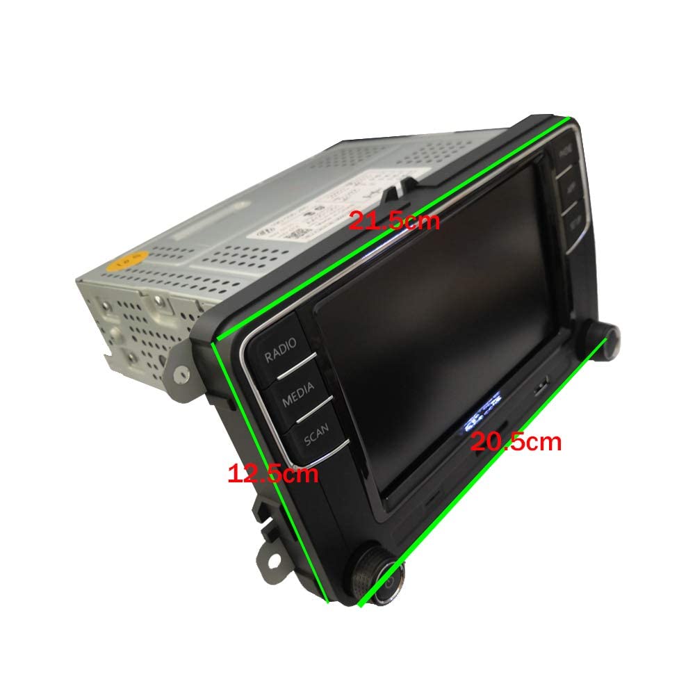 Autoradio RCD360 PROII Carplay Android Auto OPS pour Golf Polo EOS CC | RCD330 pour GTI MK5/6 Tiguan Tou-ran Pa-ssat Caddy 2DIN Voiture 6.5" Écran Bluetooth USB SD FM Image inversée désactivée