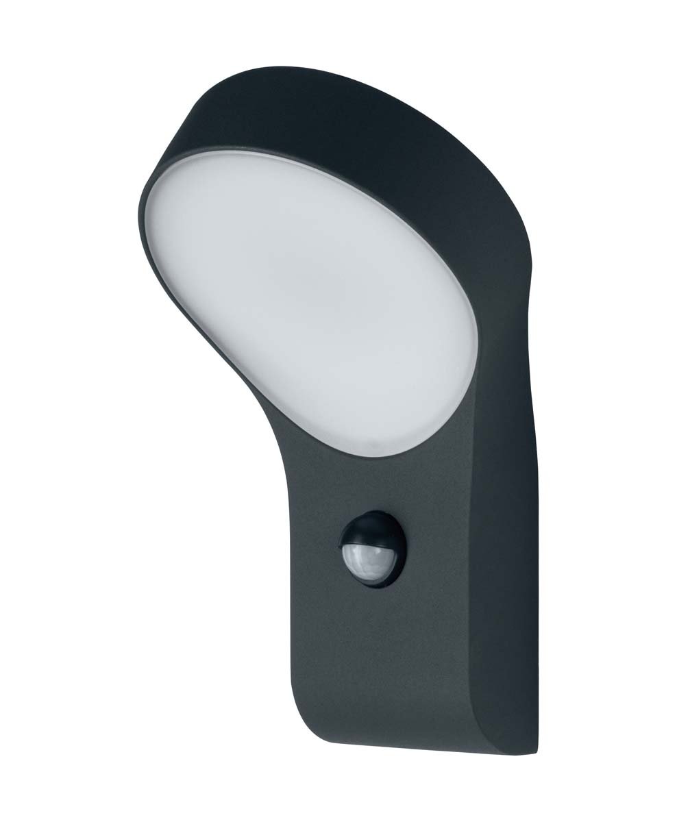 OSRAM LED zewnętrzna lampa ścienna, aluminium, ciemnoszara