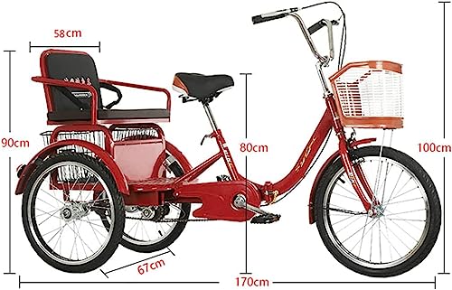 Triciclo Paseo Adulto 20" con Canasta miniatura 5