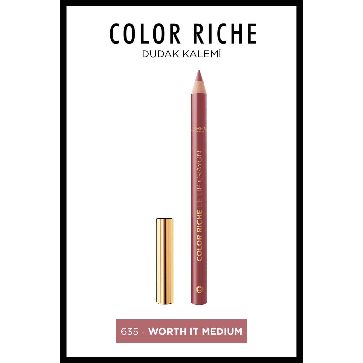 L'Oréal Paris Color Riche Le Lipliner 362 Cristal Cappucino, 4 g