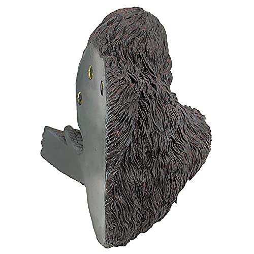 Dinq Shy Bigfoot Yeti Tree Statue, Realistic Resin Gorilla 3D Hugging Tree Outdoor Garden Garden Decorations (Big) #TOP4
