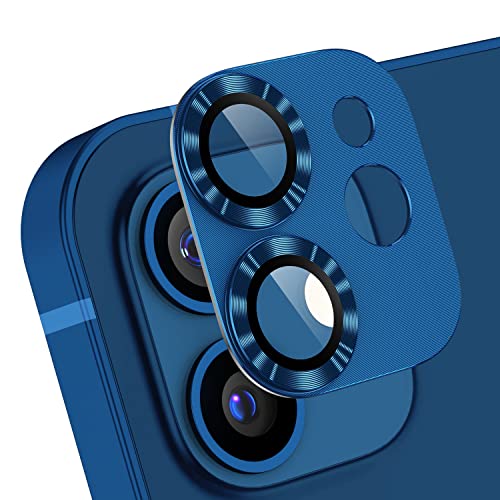 Film caméra iPhone 12 mini AFARER en verre trempé bleu ultra mince