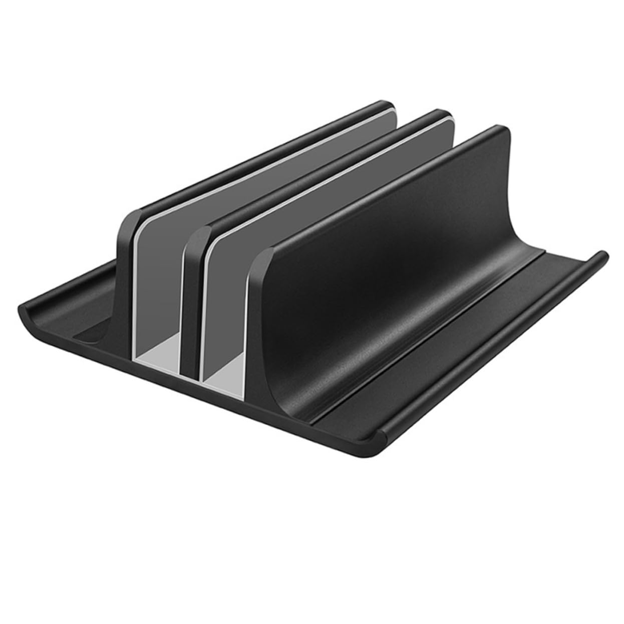 NUOBESTY Soporte Vertical y Base Estable de Aleación de Aluminio para Portátil Refrigeración para Ordenador Portátil en Escritorio