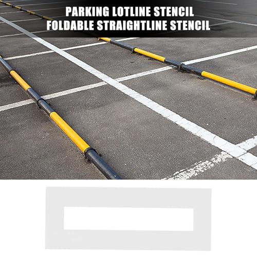 Gabarit de traçage de parking extérieur avec guide rectiligne rigide - 6