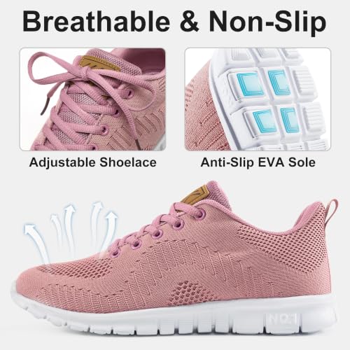 Image of Alicegana Sneakers for Women Walking Shoes: Lightweight Non Slip Comfortable Womens Shoes Footwear for Tennis Casual Work Travel