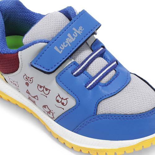 Image of Liberty Lucy & Luke JAMIE-K5E Casual Shoes for Kids - Royal Blue Slip-On Sneakers for Boys & Girls | Memory Foam Insole, Lightweight Everyday Shoes for School, Play, Daycare & Family Outings