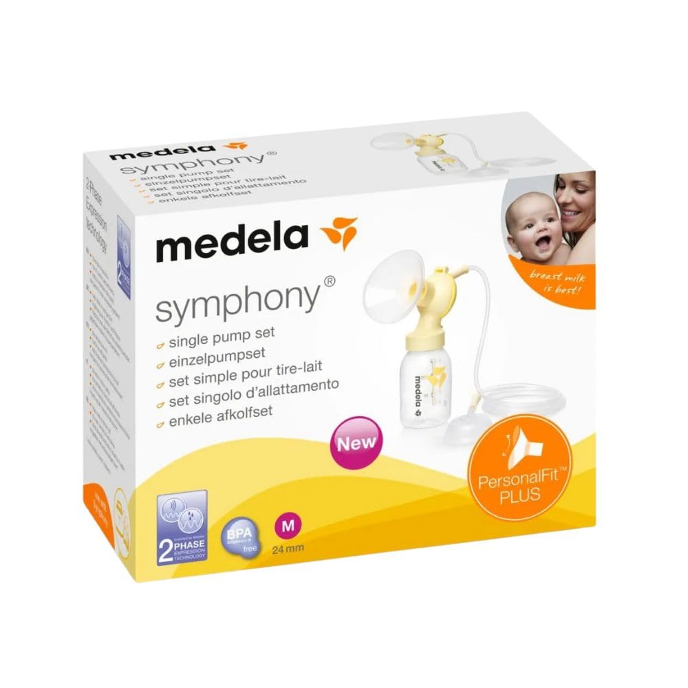 Medela symphony Einzelpumpset mit PersonalFit Brusthaube Größe M, 1 pc Ensemble
