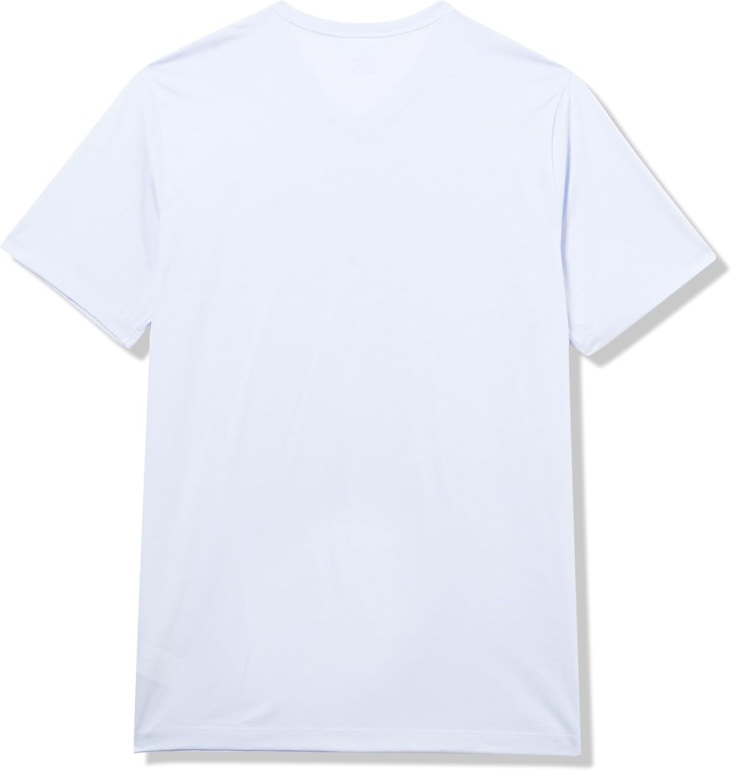 Lacoste Mens Big & Tall Regular Fit Ribbed V-Neck T-Shirt - Image 3