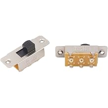 10pcs SS-22L05 8mm Knob Height On Off 2 Position 2P2T 6 Pins PCB Panel Slide Switch 6A/125V 3A/250V AC Car Refrigerator Cleaner