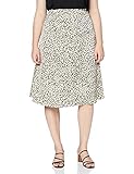 Patrón de lunares #ONE MORE STORY Falda Midi para Mujer, Beige, 36