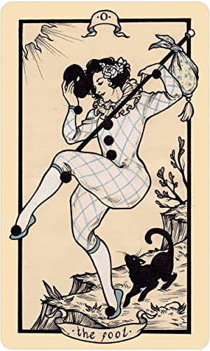 fyodor pavlov tarot inclusive hand-painted 78-card deck with gold gilt edges amp linen finish  includes 172-page hardcover guidebook