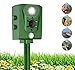 Price comparison product image Ultrasonic Fox Repellent, Wild Animal Scarer Repellent, USB & Solar Battery Powered, Cat Deterrent Ultrasonic, Outdoor Animal Repeller, With Motion Sensor for Garden Farm