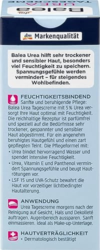 Balea Urea Day Cream 1 x 50ml, 50 ml (Pack of 1) - Image 4