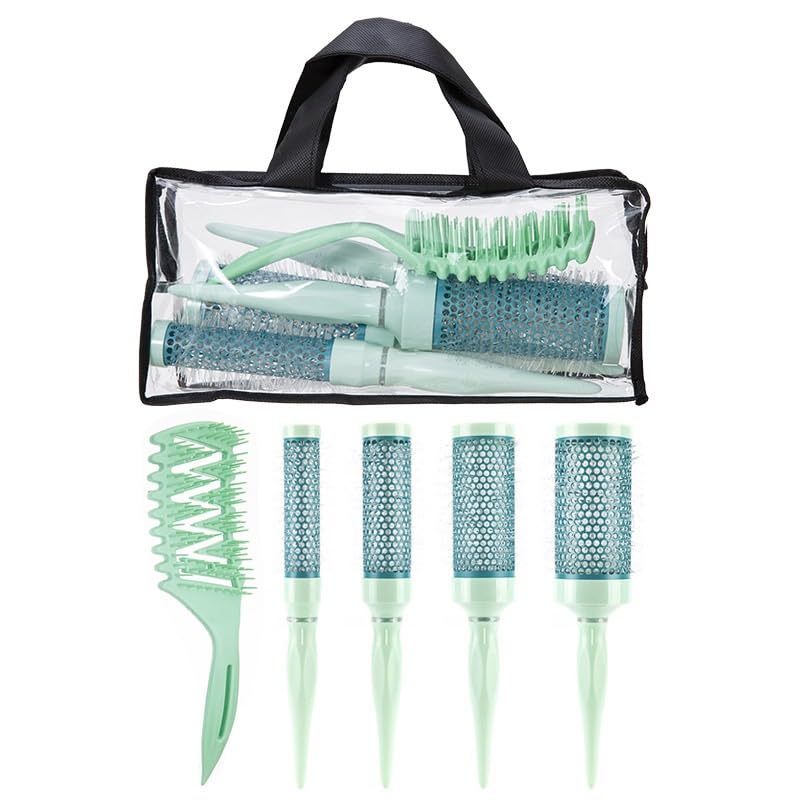 Air Cushion Hair Styling Set for Creating Voluminous Smooth With Board Shaped Comb