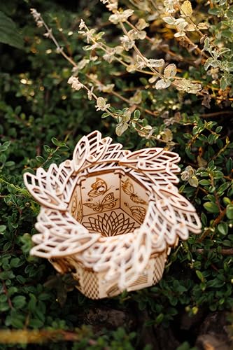 Wood Trick Mystery Flower Für Elise Wooden Music Box Kit - Keepsake & Jewelry Box - 3D Wooden Puzzle for Adults to Build - DIY - Image 6