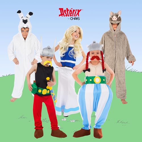 Chaks - Kinderkostüm Obelix, 5-teiliges Set, Gallier Verkleidung, Asterix und Obelix, für Karneval & Comic Con
