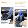 HD V8 V10 V12 defean Replacement Ear Pads Ear Cushion Cover Compatible with Sol Republic Tracks HD V8 V10 V12 On-Ear Wired Headphone, Softer Leather,High-Density Noise Cancelling Foam (Black)