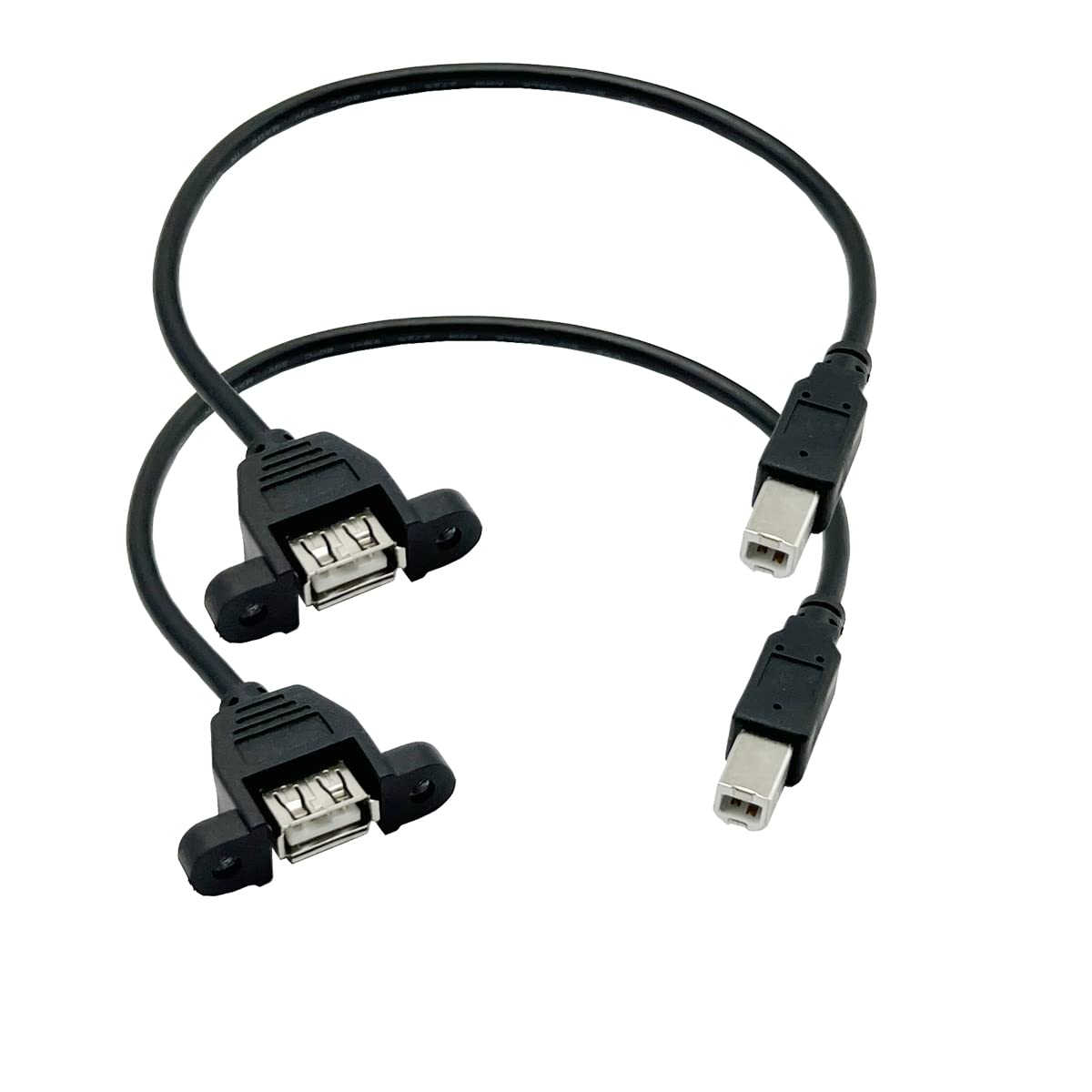 Seadream USB Printer Cable 2Pack USB A Female Panel Mount
