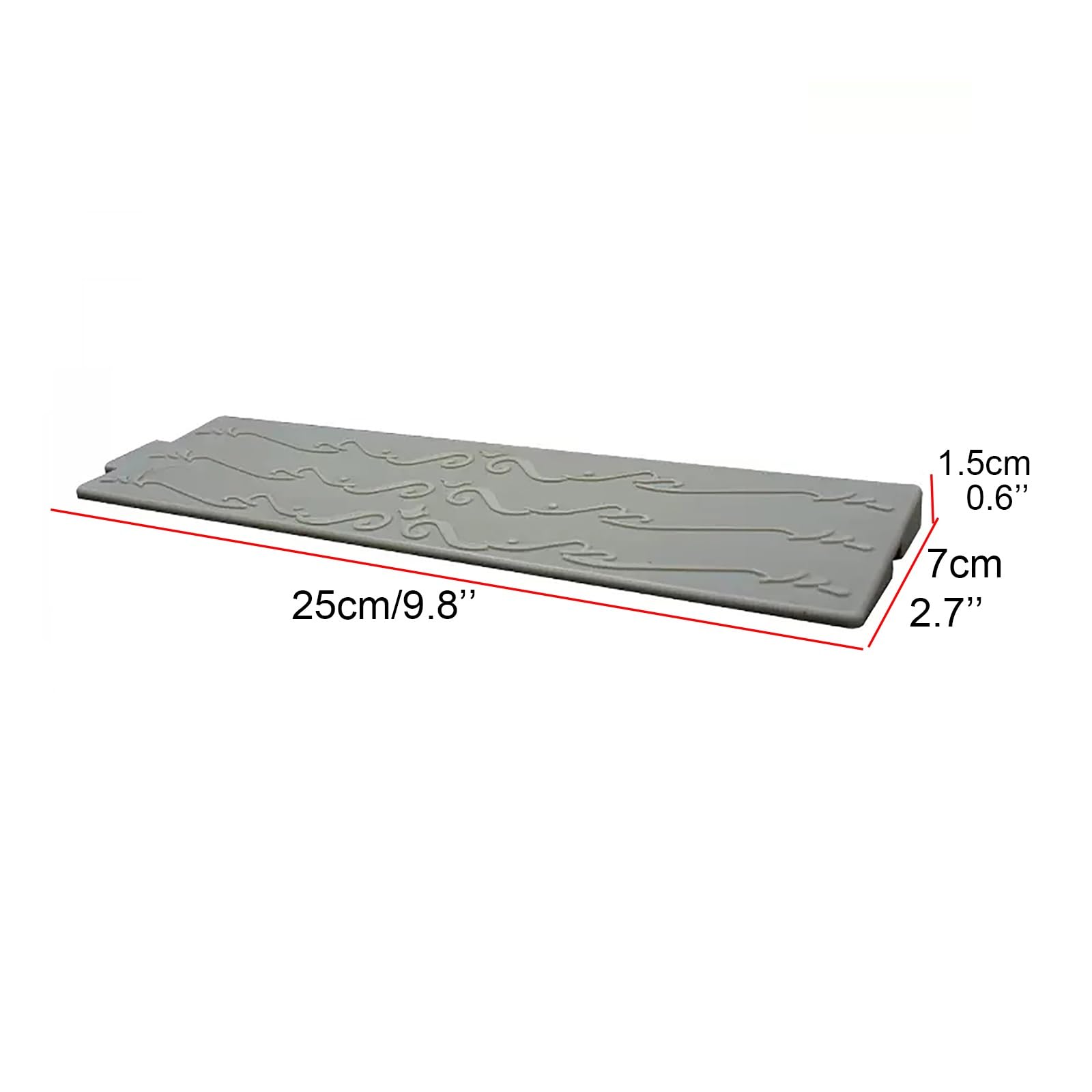 Bordsteinrampen Für Niedrige Autos – 2 Stück, Kunststoff, 50x27x13 Cm, Schwarz/gelb, Mit Befestigungsmaterial