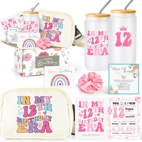 Frerdui 12 Year Old Girl Birthday Gifts, Best Birthday Presents for Tween Girls, 12th Birthday Gift Ideas for Daughter, Sister, Niece & Granddaughter