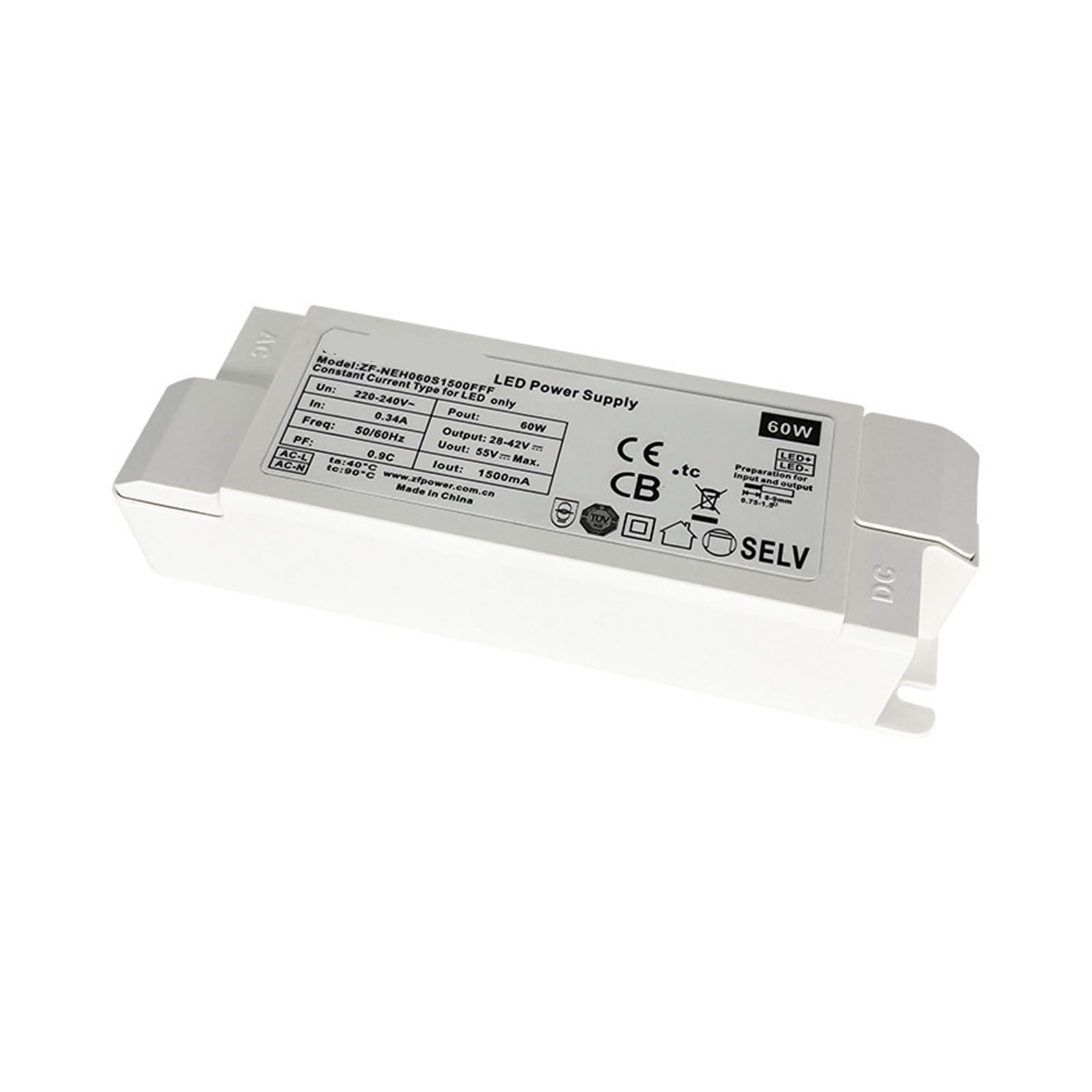 TADZKKIWM LED-Konstantstromtreiber DC28-42V – 60W, Flimmerfrei, Für LED-Beleuchtung, Hohe P