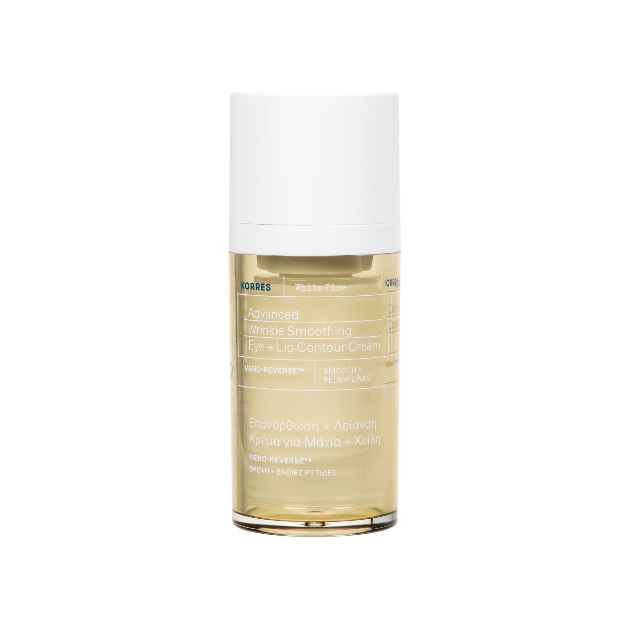Korres White Pine Meno-Reverse™ Rejuvenating Eye And Lip Contour Cream For Mature Skin 15 Ml