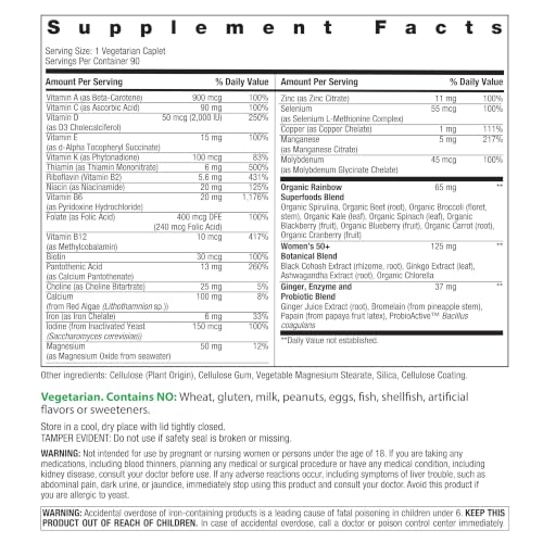 Rainbow Light Women's One + Multivitamin 50 Plus