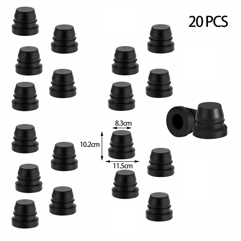 20 Pezzi Tappi in Gomma per Spurgo Coperchio del Tappo di Sfiato del Freno Tappo di Spurgo del Freno Adatto per Veicoli, Auto,Moto e Accessori per Biciclette