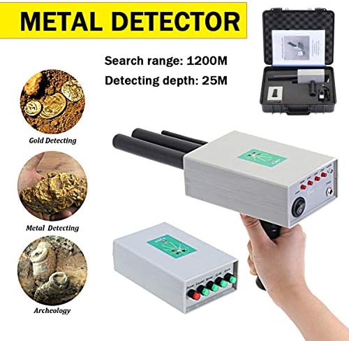 XNJHMS Long-Range Underground Gold Silver Metal Detector Copper deep Scanner Professional Gold Treasure detectors,Gray