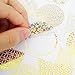 12 Sheets Decorative Gold Circle Envelope Seals Stickers Gift Boxes Sticker Party Favor Bags Sticker Label Stickers Holiday Birthday Party Wedding Baby Shower Decorations (108 Pieces)
