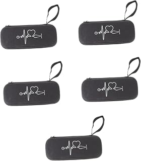 Mobestech Estojo Para Estetoscópio 5 Peças Itens Essenciais Para Viagem Bolsa De Armazenamento Acessórios De Enfermeira Estetoscópio Grande Transporte De Viagem Deve Ter Suporte