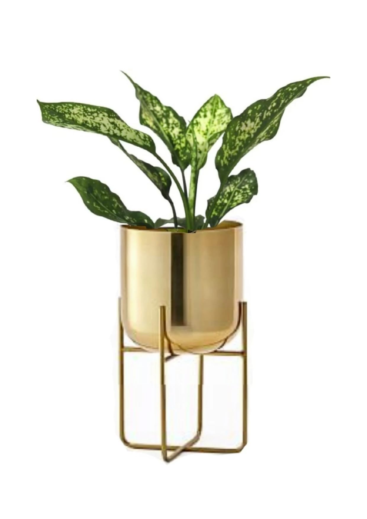 Chromix Modern Metal Floor Flower Stands Display Plant Stand Tall Indoor Plant Stand with Planter Pot (Gold) (B0CJP4JK1W) Amazon Price History, Amazon Price Tracker
