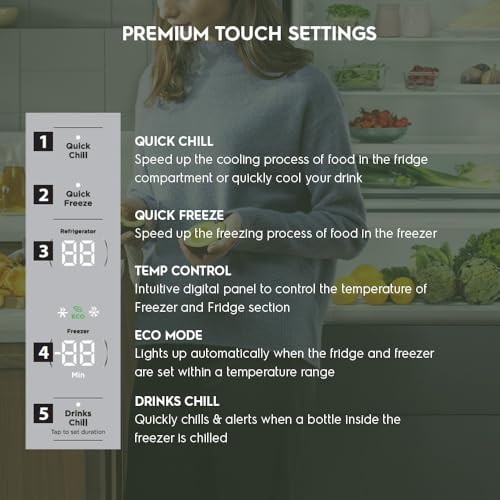 Image of Electrolux 564L Inverter French Door 4 Door Side by Side Frost Free Refrigerator, Bottom Mount Freezer, GreenZone Technology, EvenTemp, UltimateTaste 700, EQE5600B-B, Matte Charcoal Black Steel