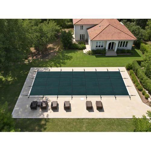 Cobertor de seguridad para piscina 25x45 ft