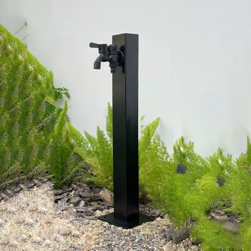 Colonne d'eau de jardin ZR98US fontaine verticale de cour avec robinet antigel
